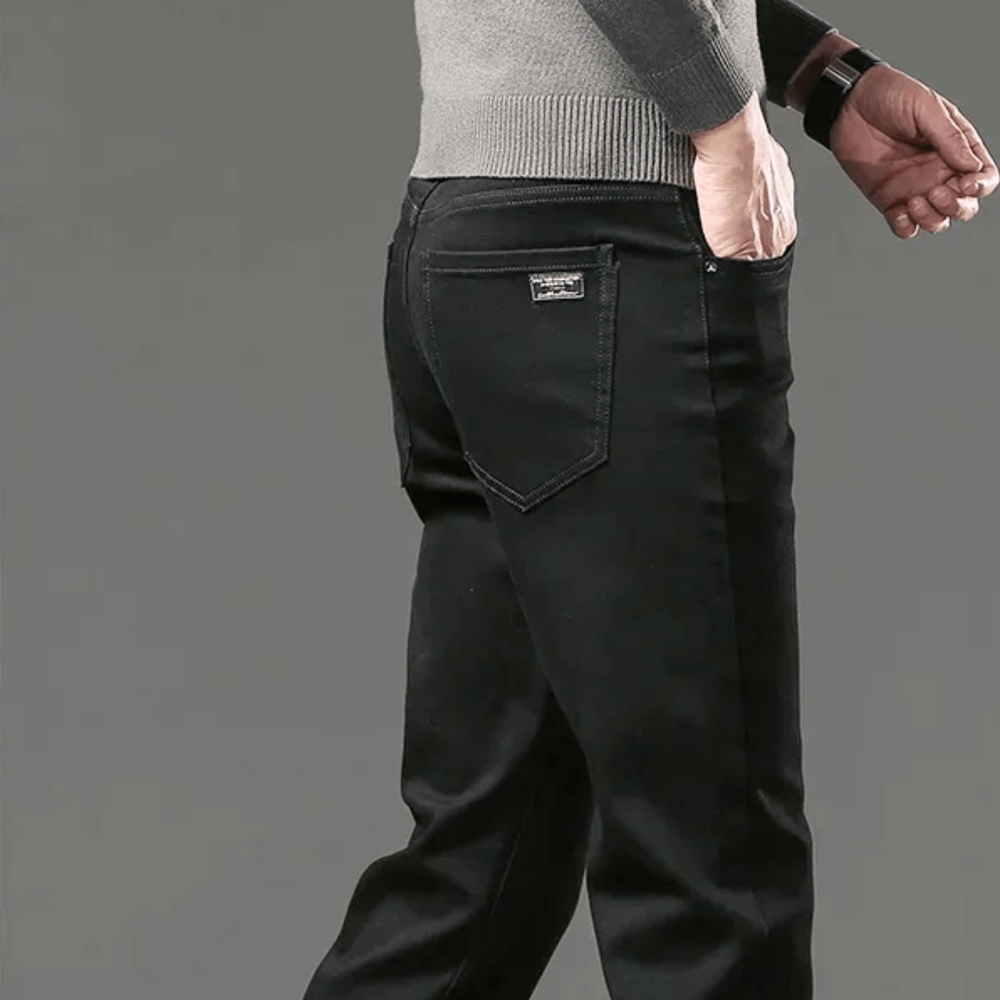 Durand Bordeaux | PANTALON EN DENIM THERMIQUE