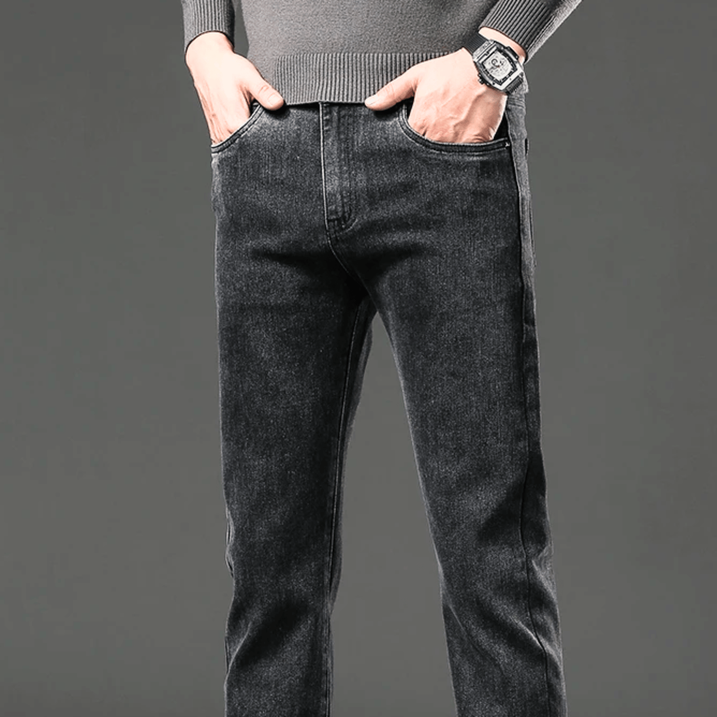 Durand Bordeaux | PANTALON EN DENIM THERMIQUE